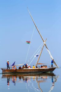 Lake Victoria on a calm day.