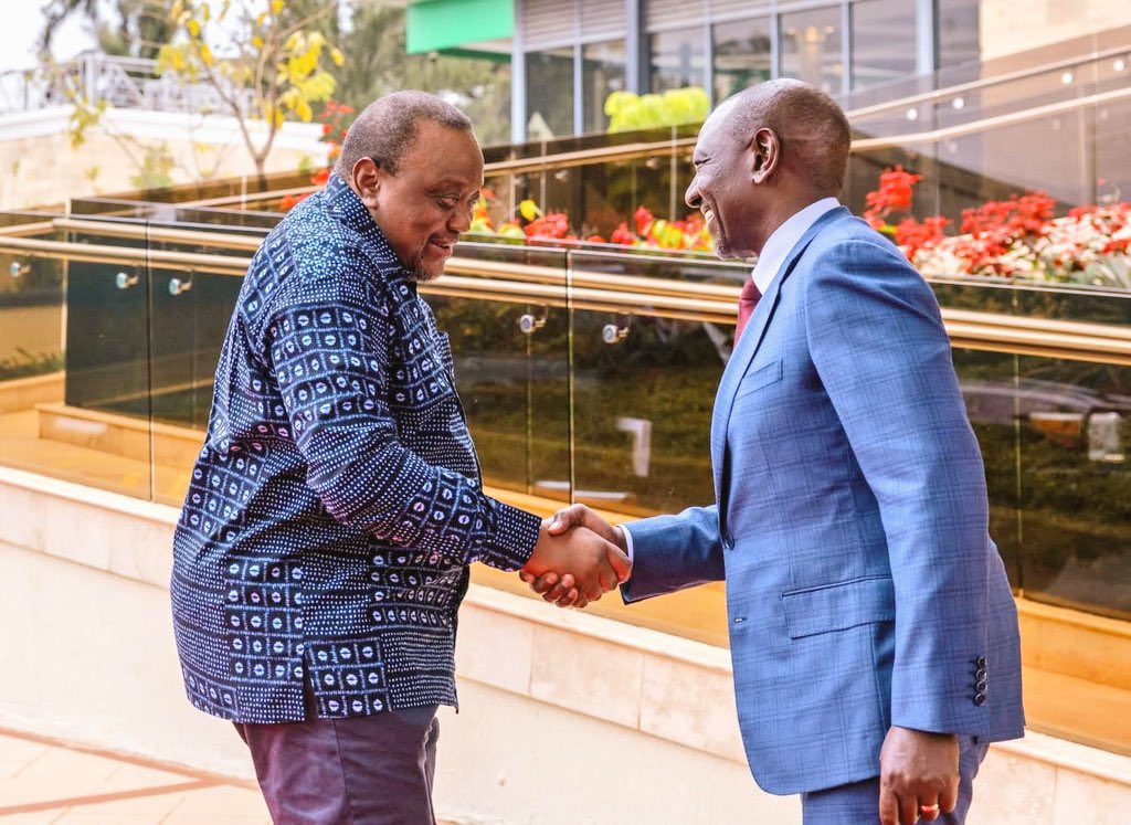 Former President Uhuru Kenyatta Accuses Ruto of Targeting His Family and Allies After 2022 Elections