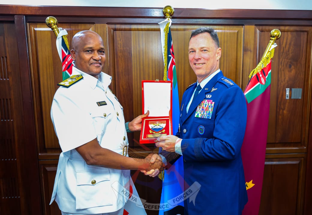 General Dagvin Anderson Meets KDF Boss in Nairobi Amid Rising Regional Security Concerns