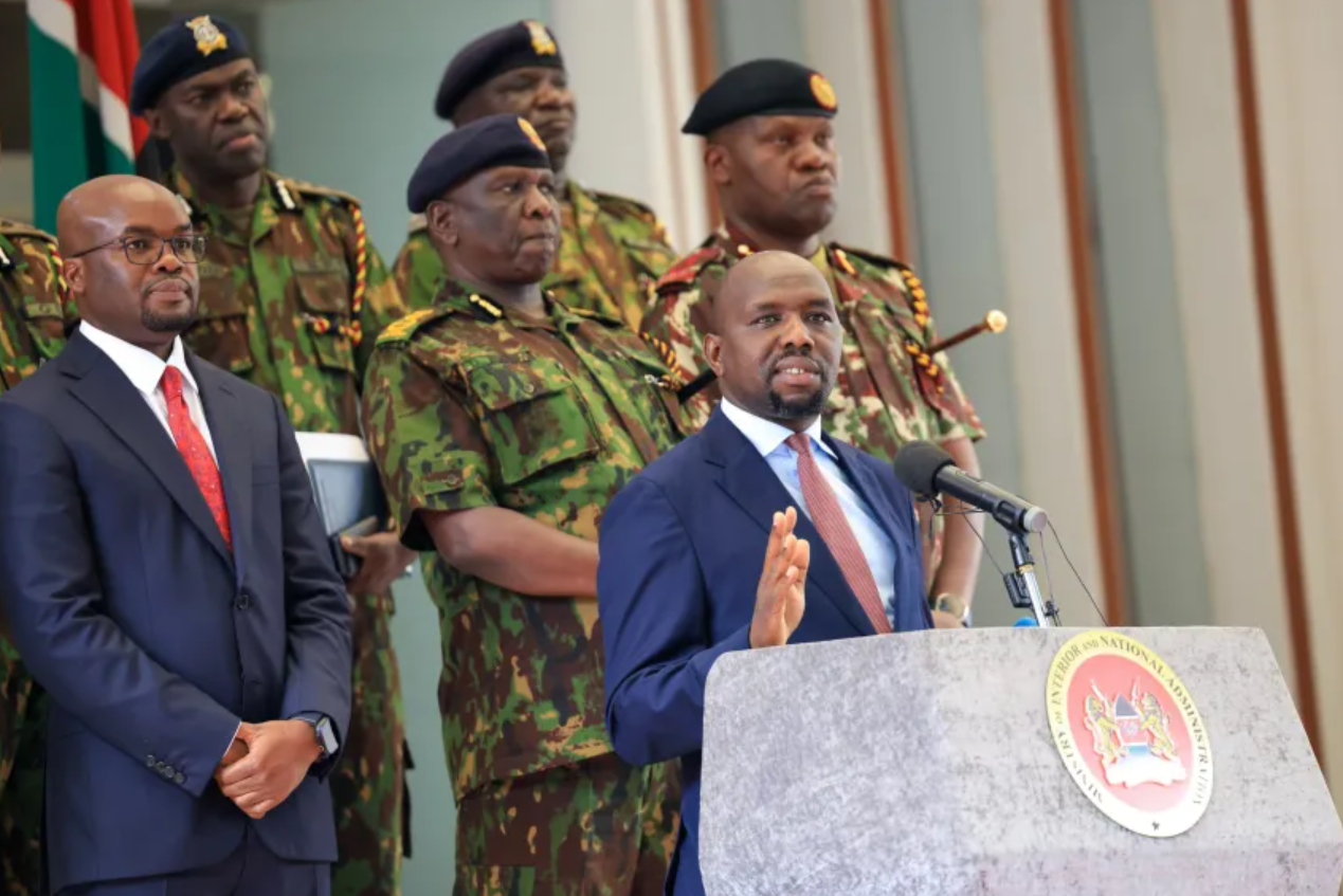 Murkomen Declares 14 Trans Mara Areas Security-Disturbed for 30 Days Amid Rising Violence