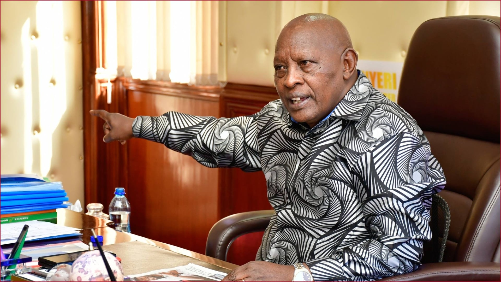 Nyeri Governor Mutahi Kahiga on the Spot Over Theft of Nyeri County Funds