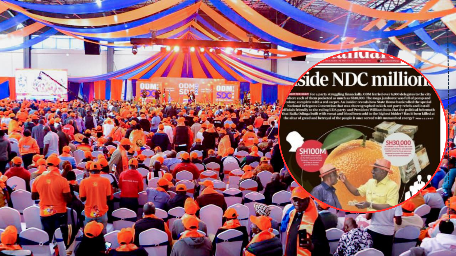 ODM Slams The Standard Group Over Ksh 100 Million Delegate Ferrying Claims, Calls Report False and Biased