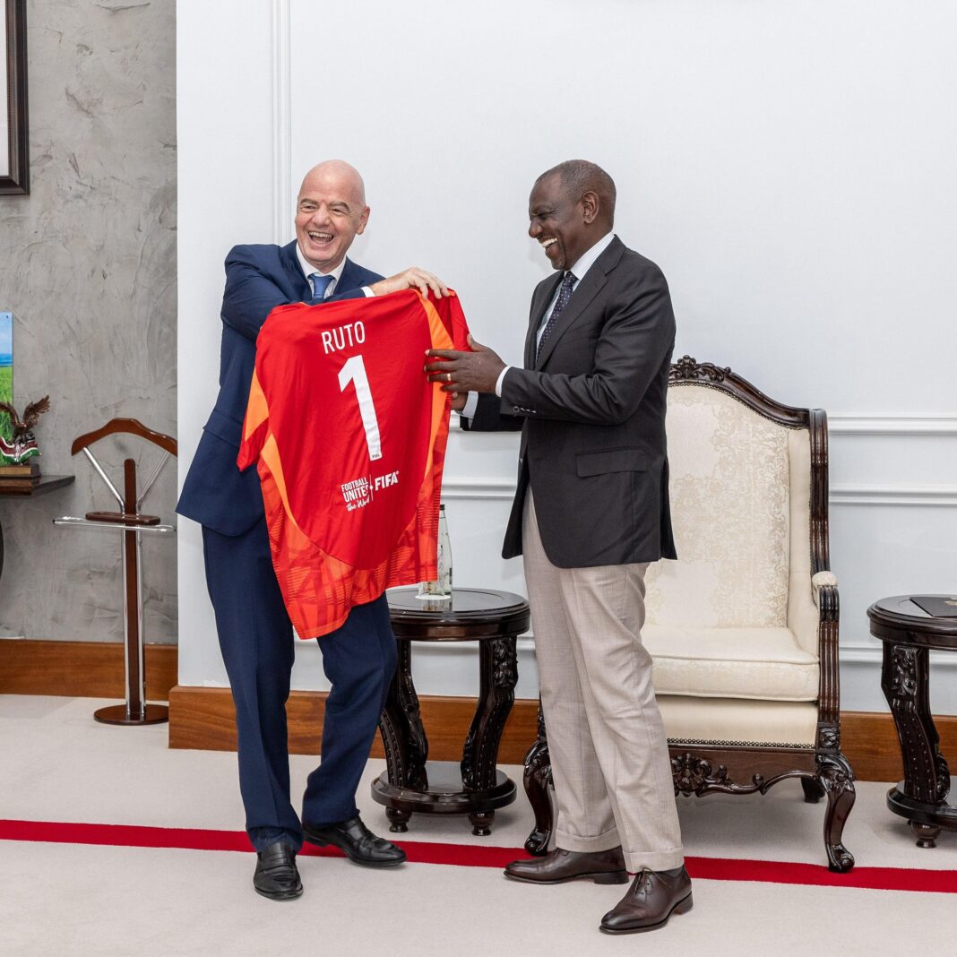 Ruto Meeting with FIFA President Infantino Brings Ksh600M FKF HQ and AFCON Preparations