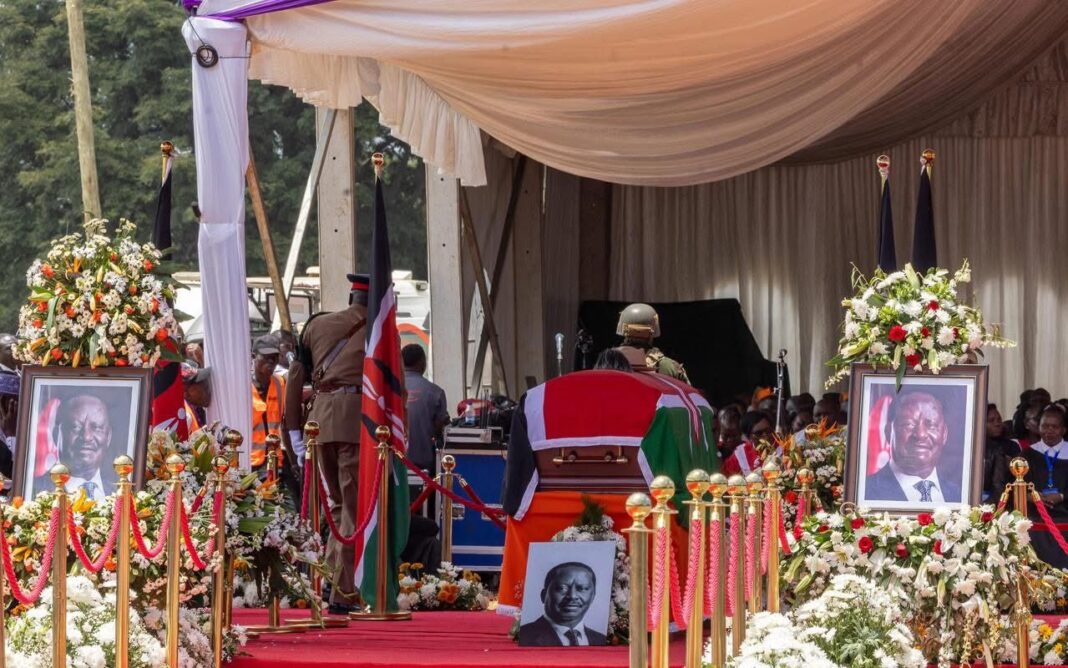 Final Honors at Kang’o Ka Jaramogi Reveal Deep Symbolism in Items Raila Was Buried With