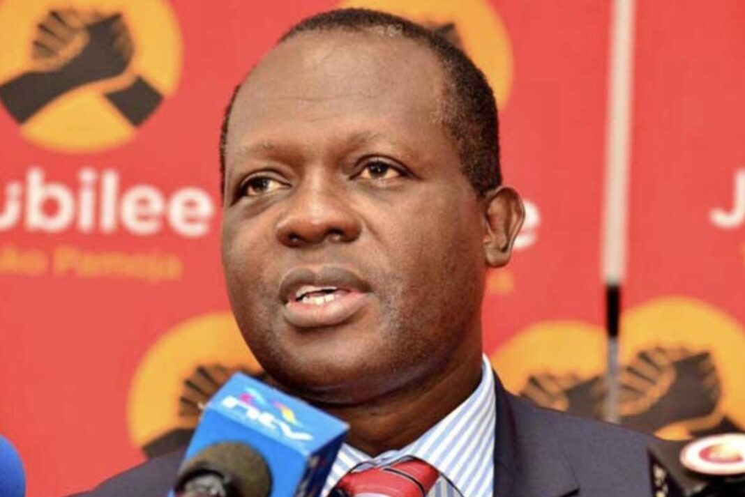Drama Erupts as Ex CS Raphael Tuju Battles Auctioneers at Karen Property